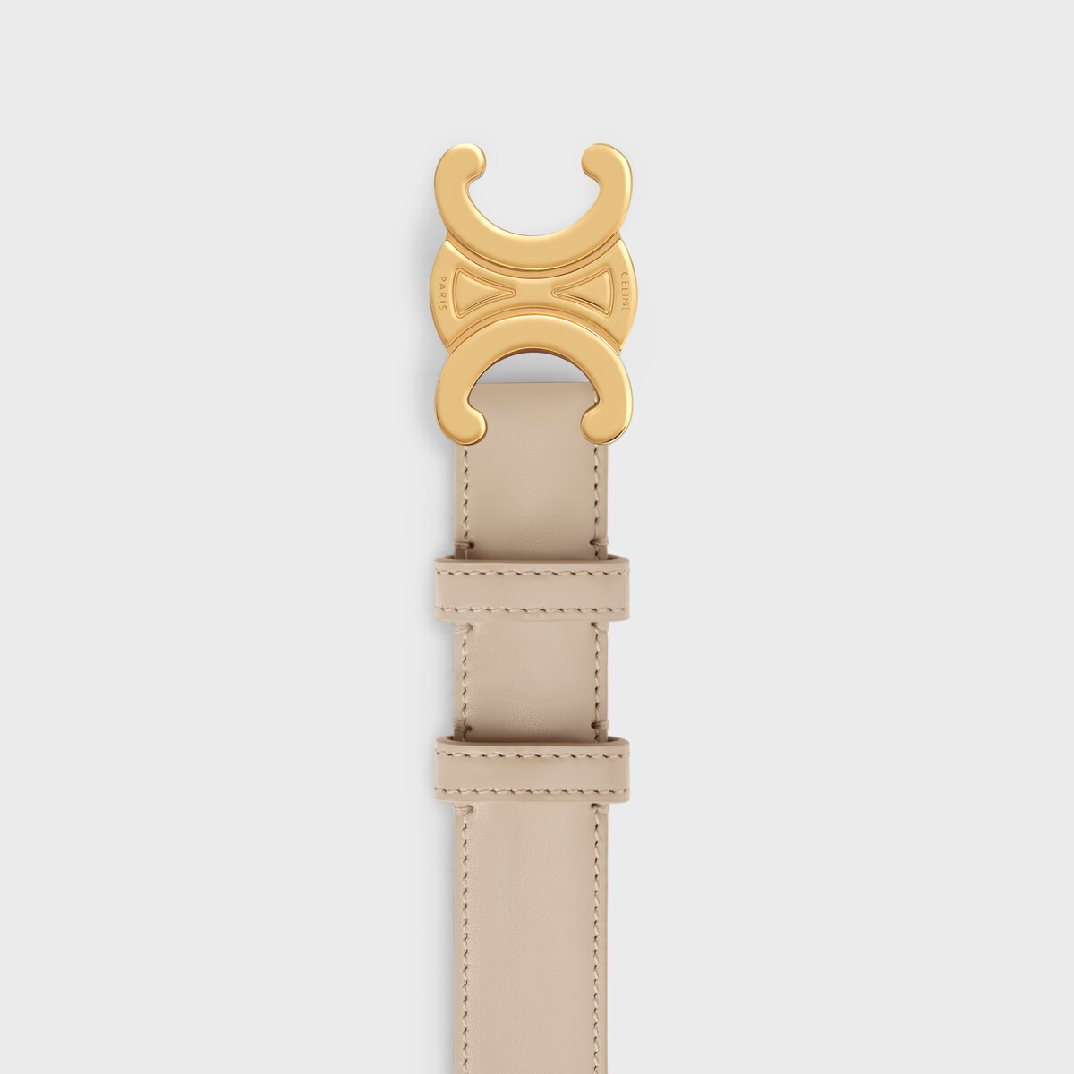 Medium Triomphe Belt in Taurillon Leather - Image 3